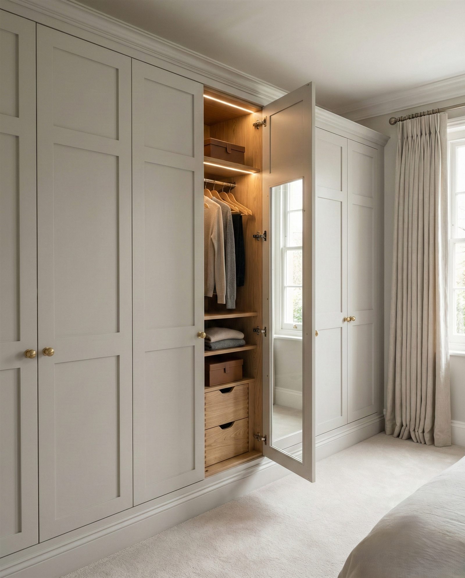 Painted Shaker In-Frame Wardrobe