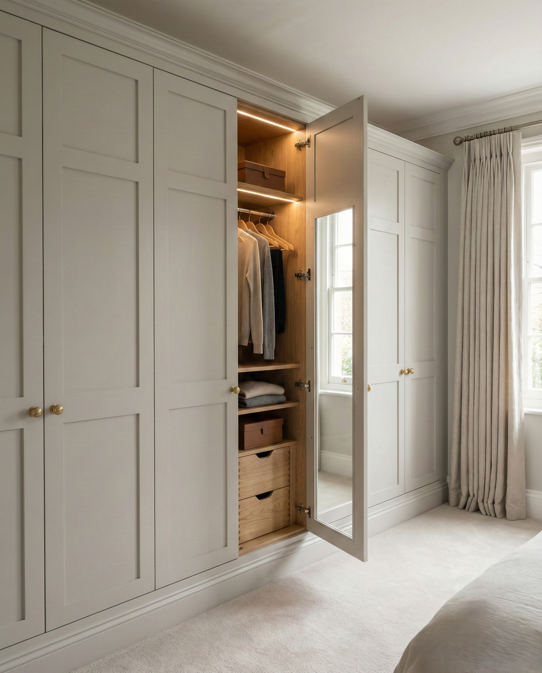 Painted Shaker In-Frame Wardrobe